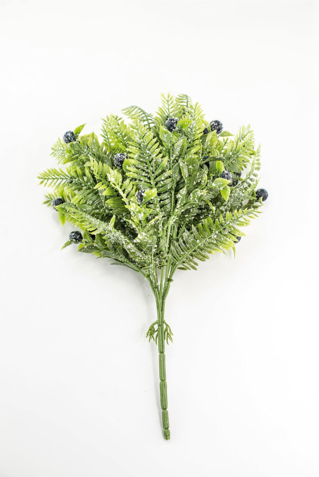 Blue Snowed Mixed Leaf & Red