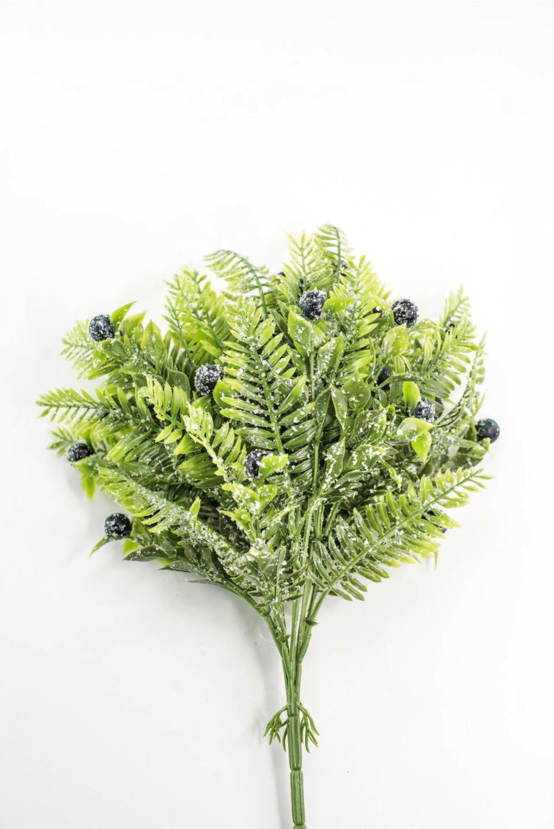 Blue Snowed Mixed Leaf & Red