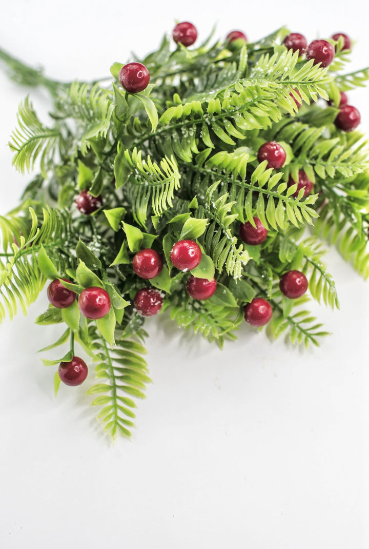 Red Snowed Mixed Leaf & Red