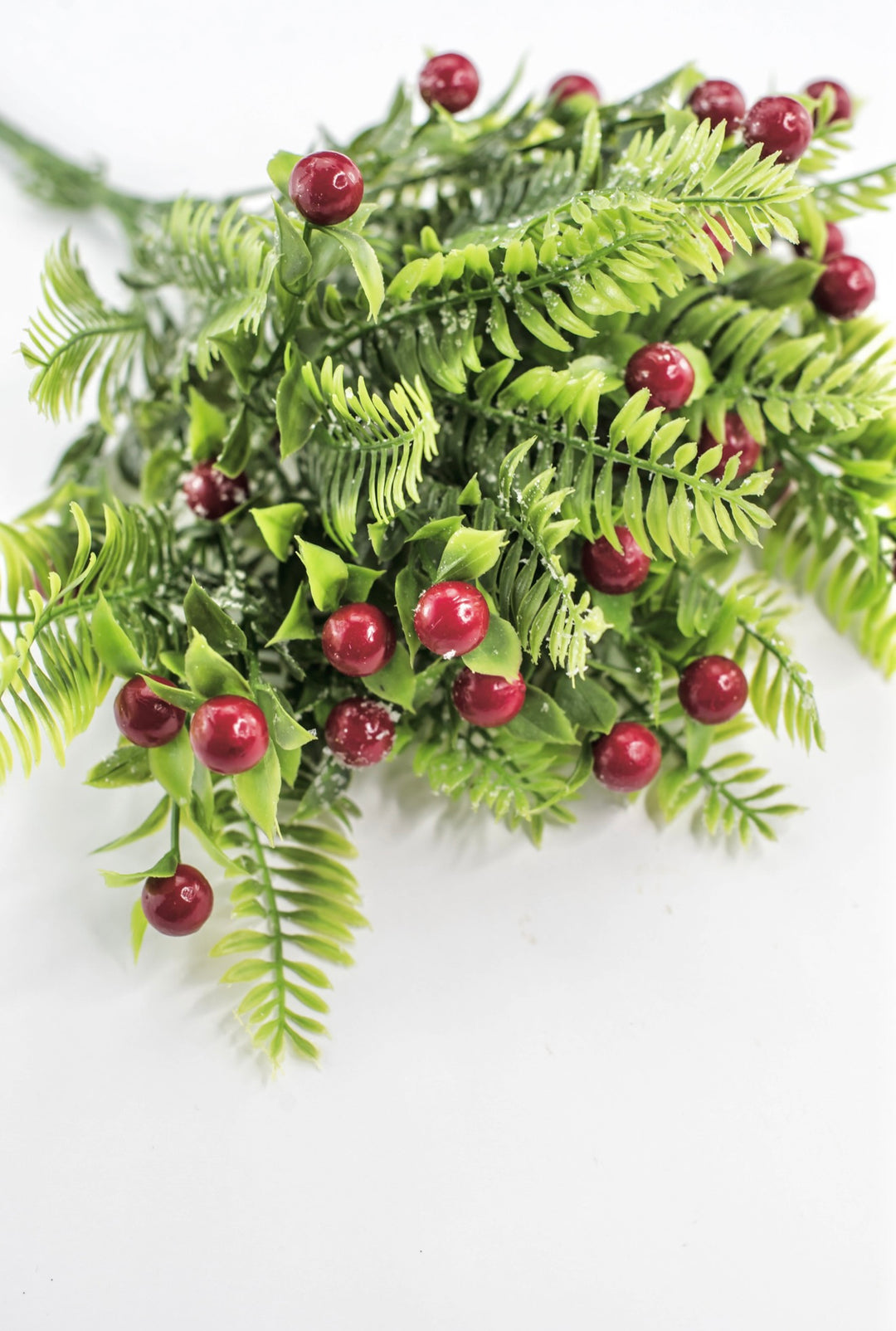 Red Snowed Mixed Leaf & Red