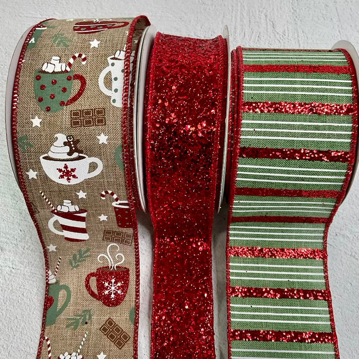 Hot cooca bow bundle x 3 ribbons