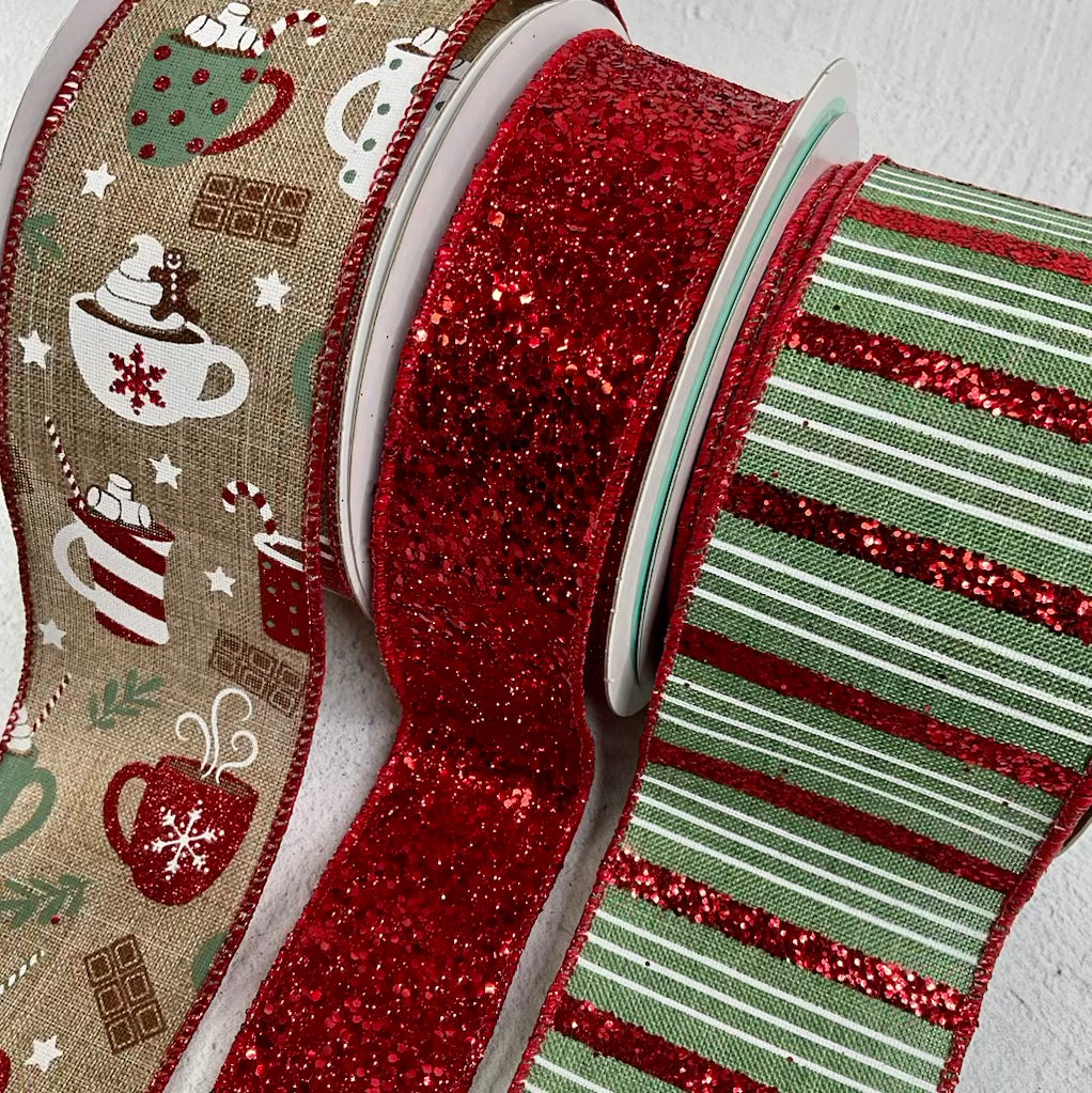 Hot cooca bow bundle x 3 ribbons