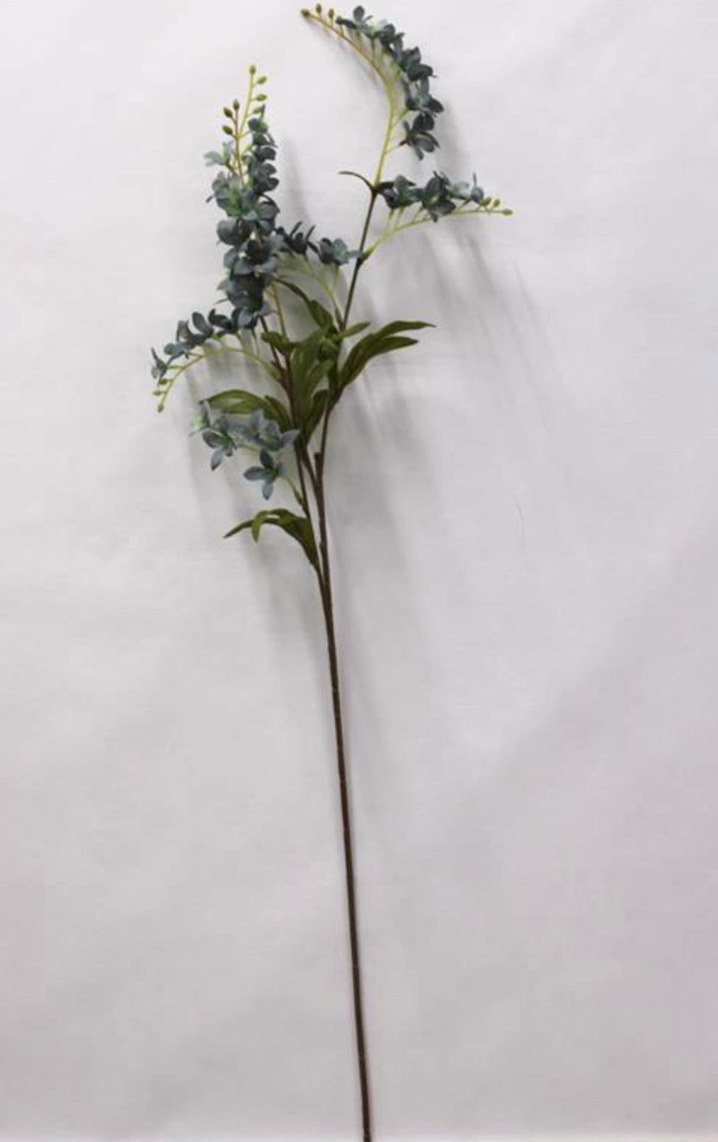 Slate Blue Gray Wild Vinca Spray - 31"