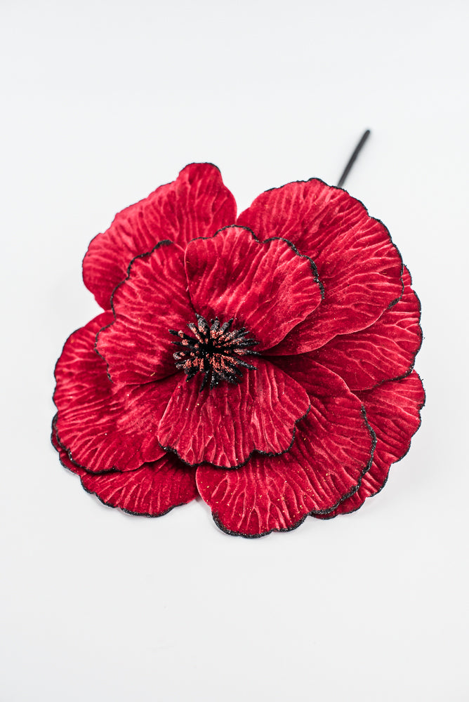 Red Fantasy Flower Pick