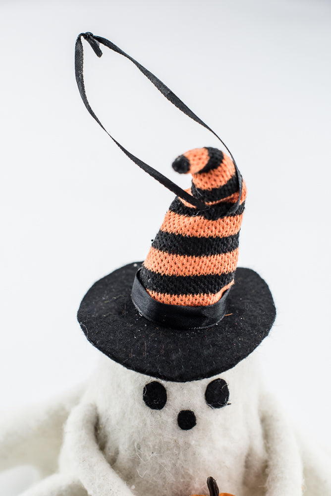 Felted Ghost Ornament