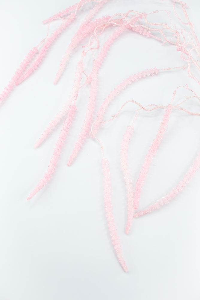 Pink Hanging Foxtail Spray