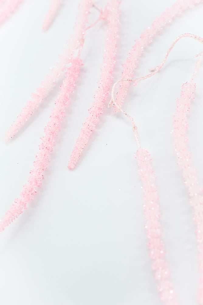 Pink Hanging Foxtail Spray