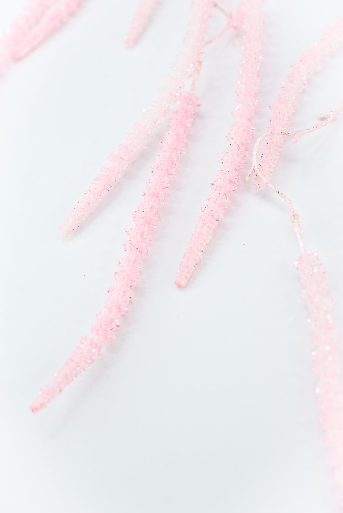 Pink Hanging Foxtail Spray