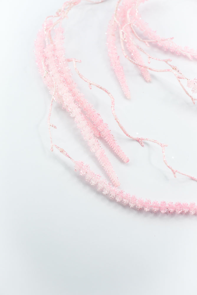 Pink Hanging Foxtail Spray