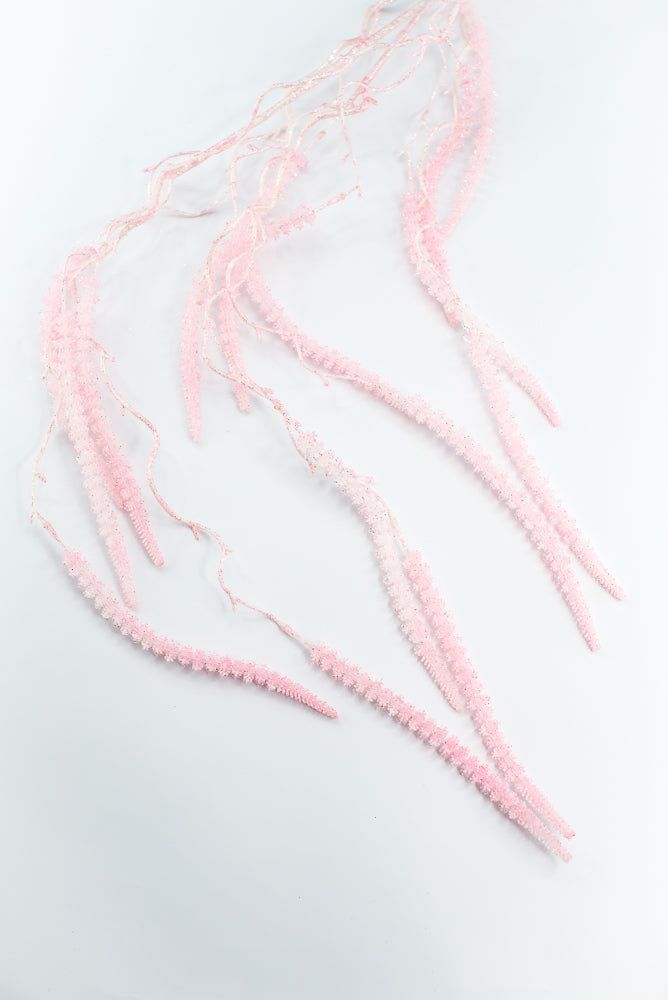 Pink Hanging Foxtail Spray