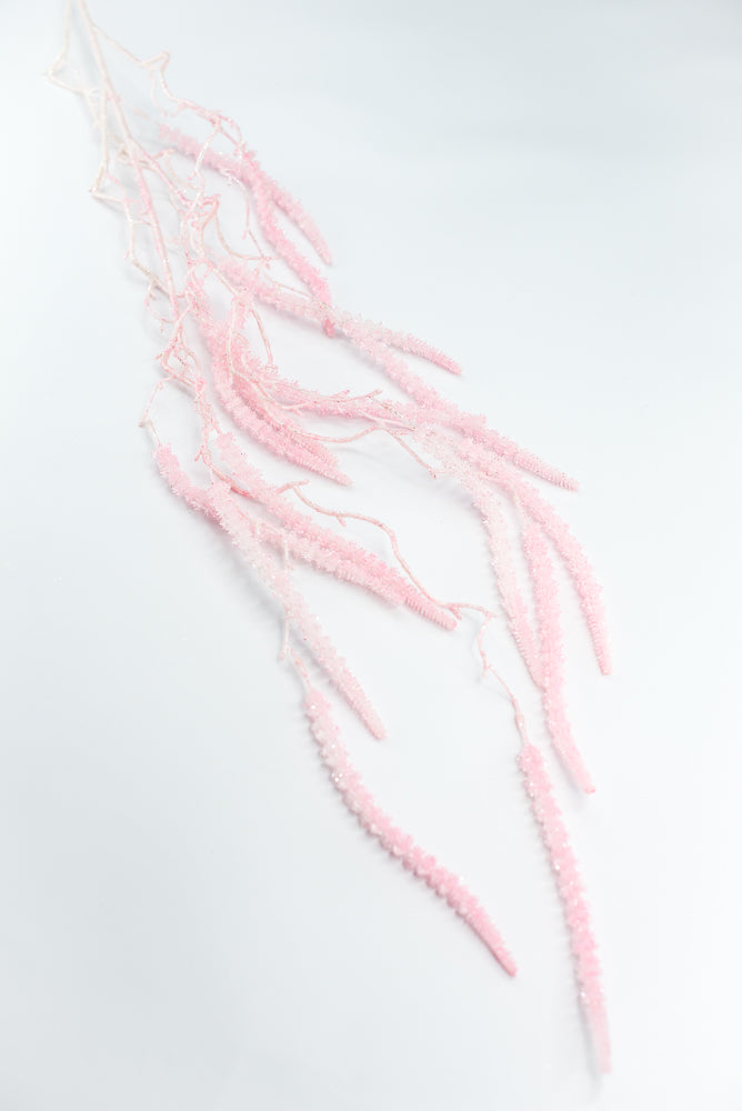 Pink Hanging Foxtail Spray