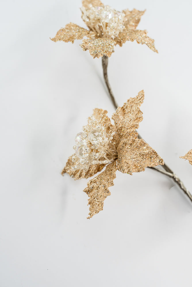 Farrisilk Gold Star Flower Spray - 28"