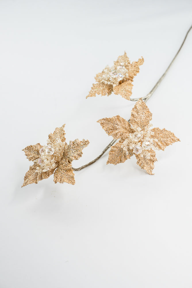 Farrisilk Gold Star Flower Spray - 28"