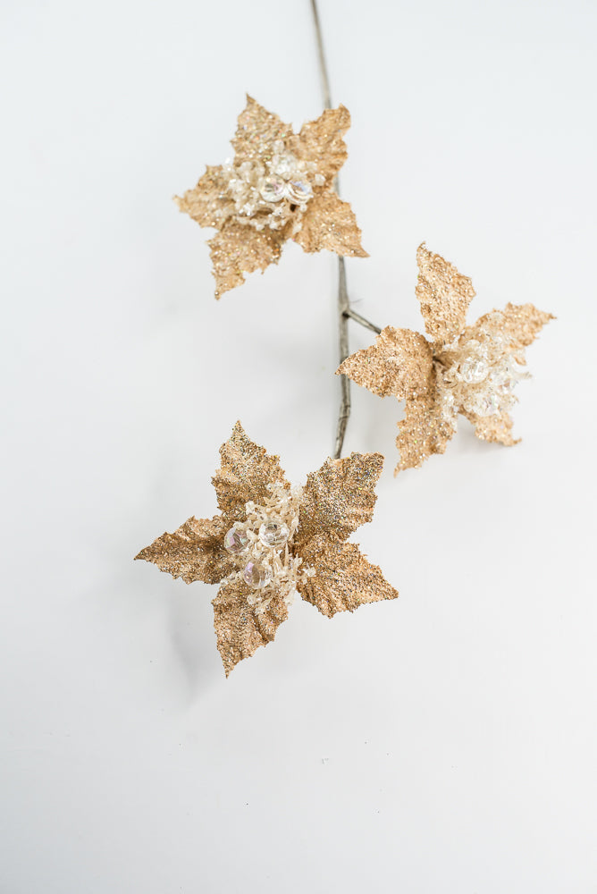 Farrisilk Gold Star Flower Spray - 28"