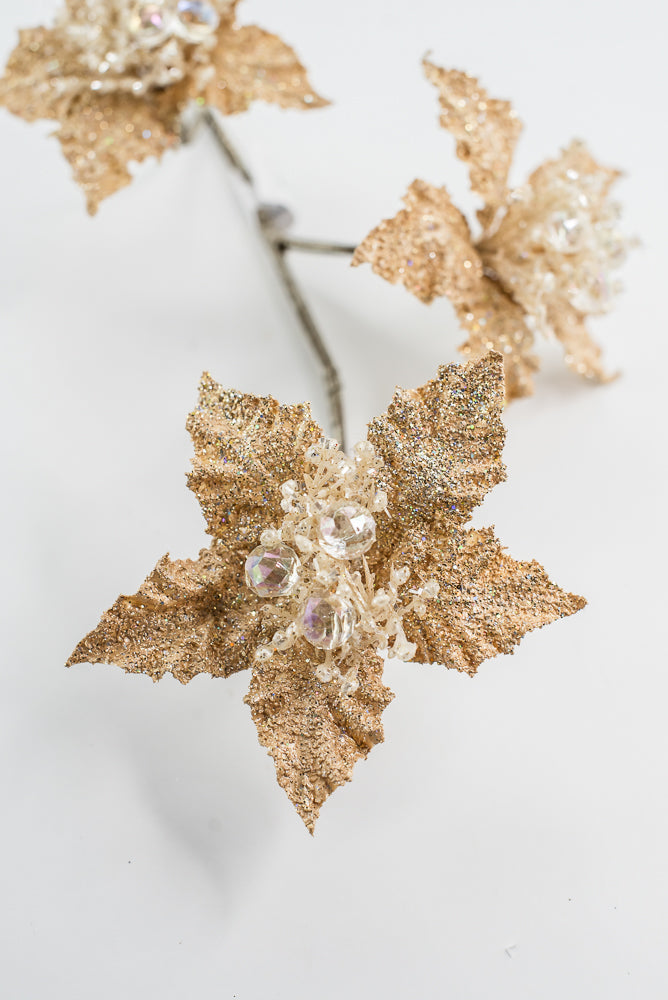 Farrisilk Gold Star Flower Spray - 28"