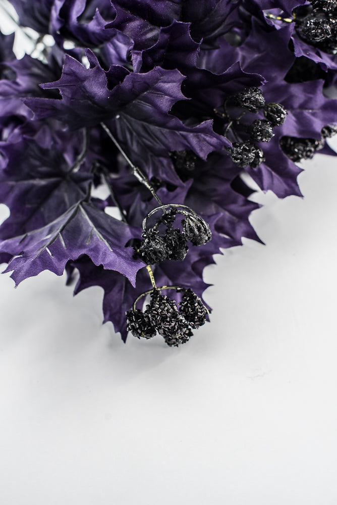 Purple Maple Leaves Bush