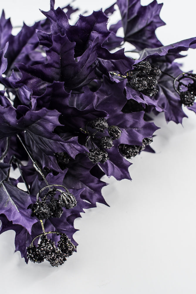 Purple Maple Leaves Bush