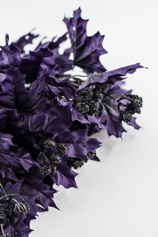 Purple Maple Leaves Bush