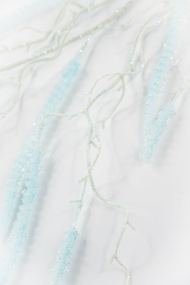 Blue Hanging Foxtail Spray