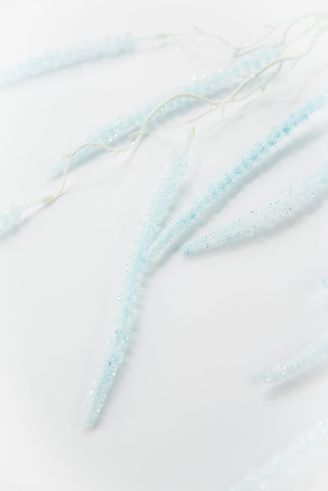 Blue Hanging Foxtail Spray