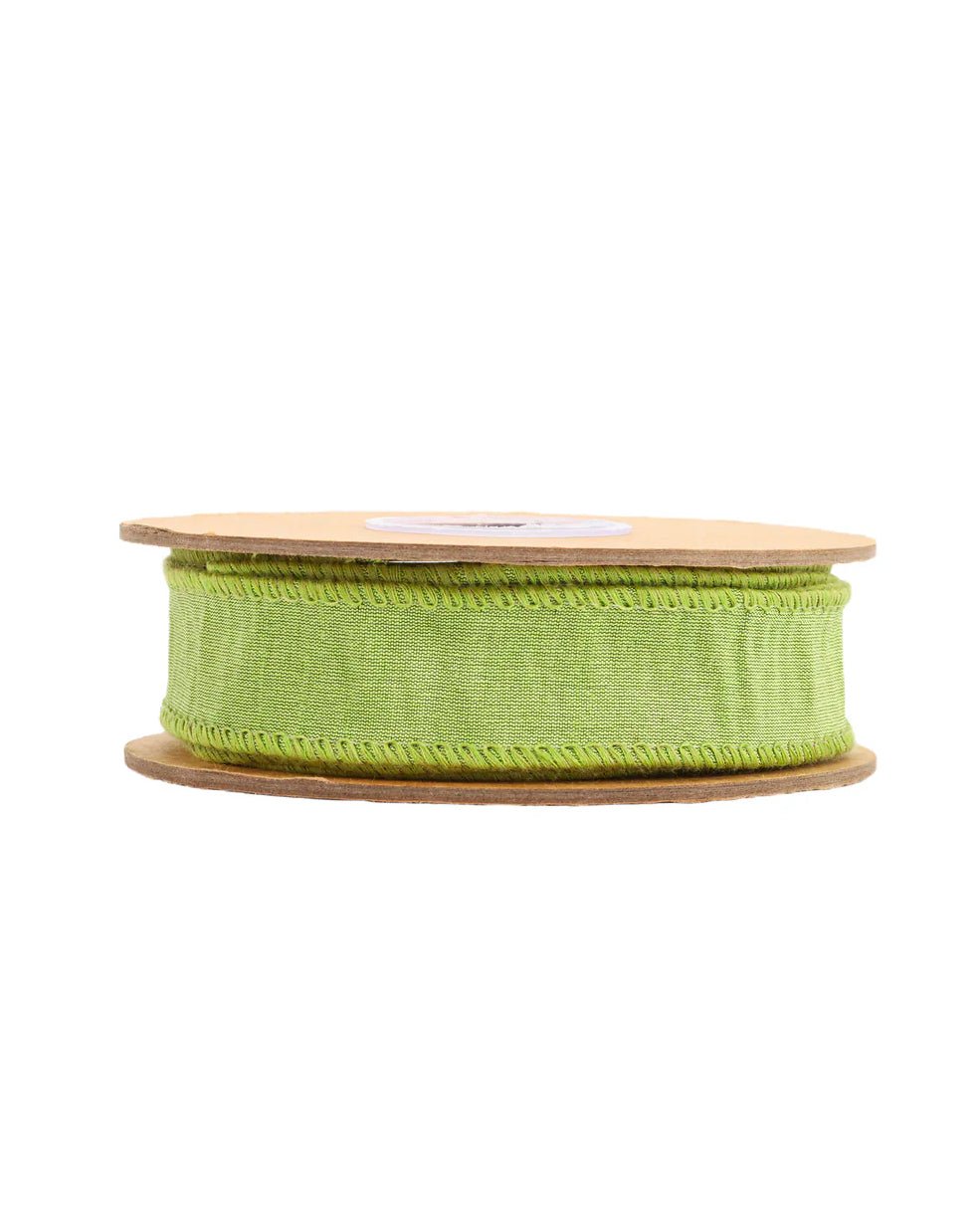 Apple Green Dupioni Wired Ribbon 1" - Greenery MarketWired ribbon9100W - 550 - 25E