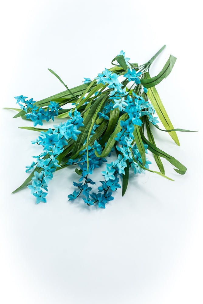 Aqua bell flower bush - Greenery Marketartificial flowers30371AQU