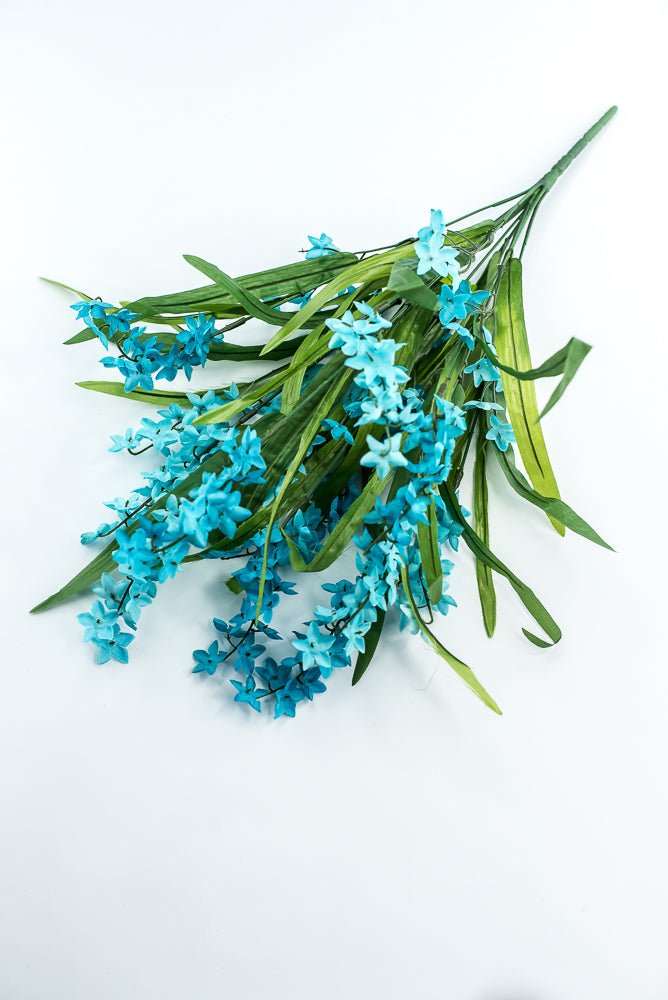 Aqua bell flower bush - Greenery Marketartificial flowers30371AQU