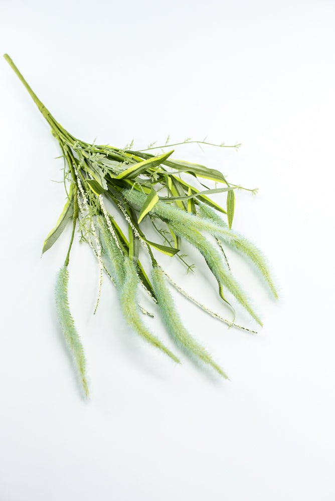 Aqua Blue Foxtail Spray - Greenery Market63765BL