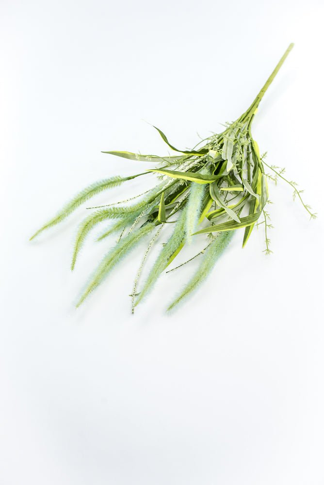 Aqua Blue Foxtail Spray - Greenery Market63765BL