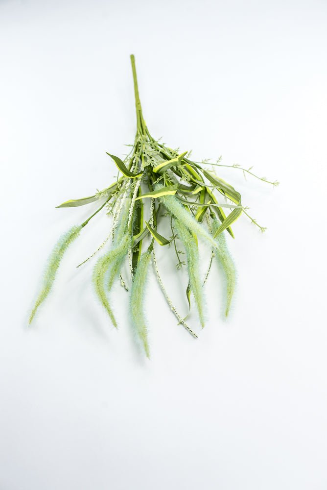 Aqua Blue Foxtail Spray - Greenery Market63765BL