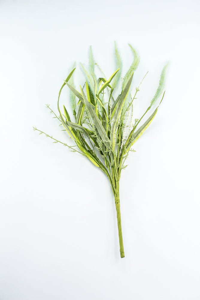 Aqua Blue Foxtail Spray - Greenery Market63765BL