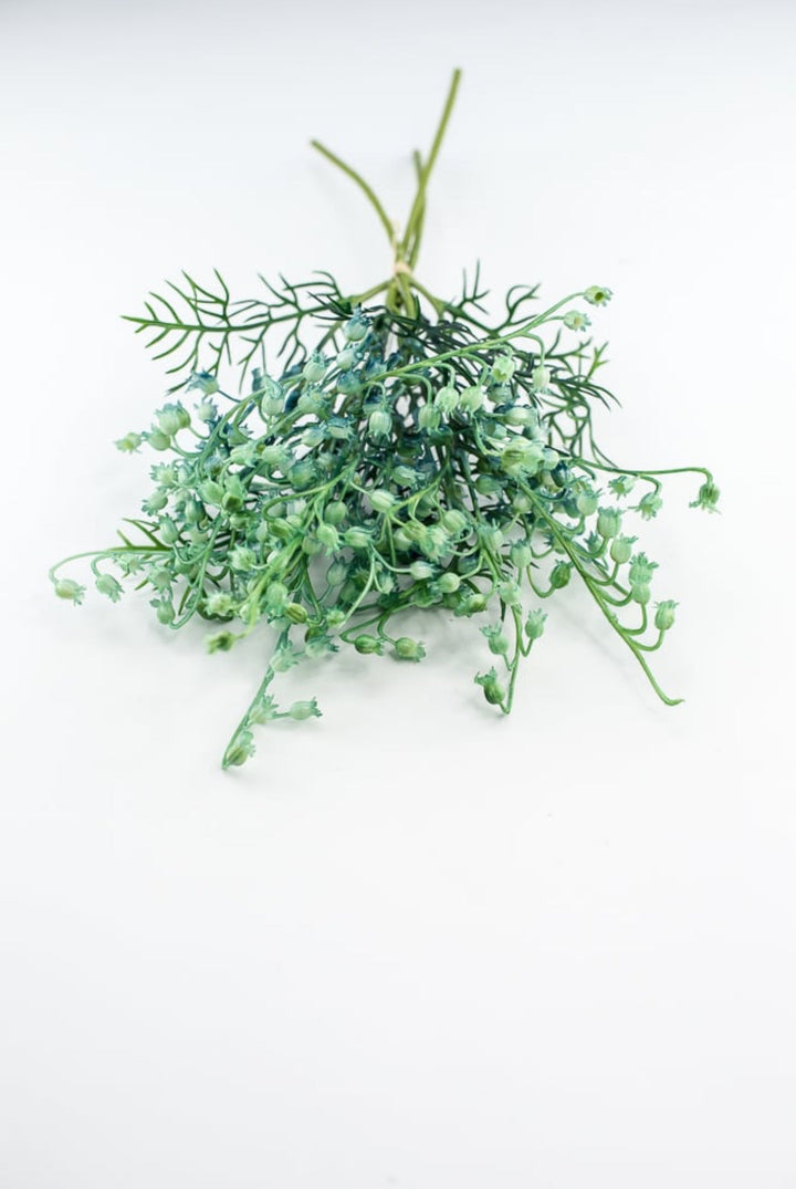 Aqua Blue Mini Bell Flower Bundle - Greenery Market5643 - BG
