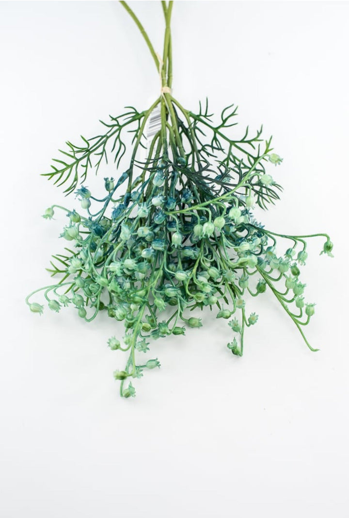 Aqua Blue Mini Bell Flower Bundle - Greenery Market5643 - BG
