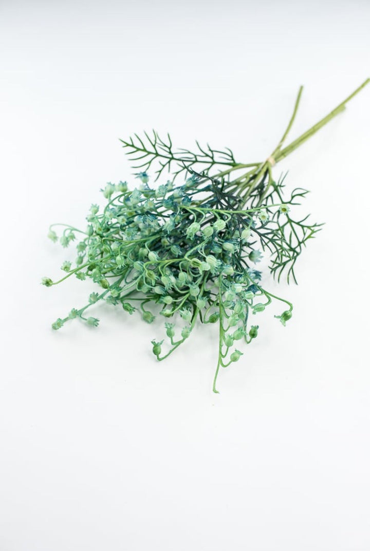 Aqua Blue Mini Bell Flower Bundle - Greenery Market5643 - BG