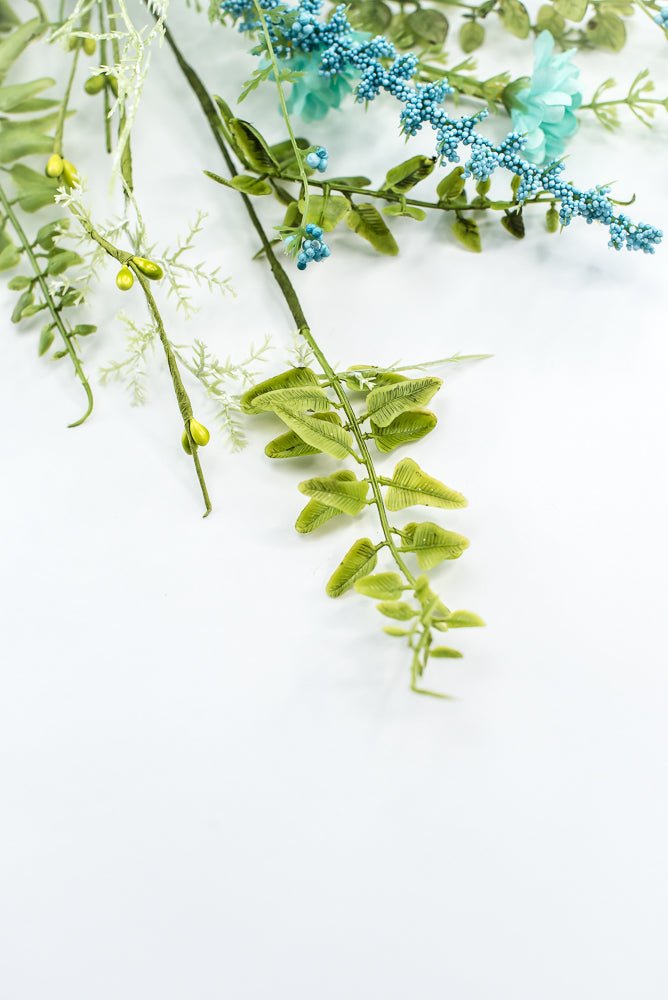 Aqua Blue Wild Flower Filler Spray - Greenery Market63737BL