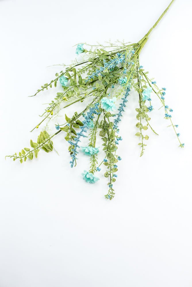 Aqua Blue Wild Flower Filler Spray - Greenery Market63737BL