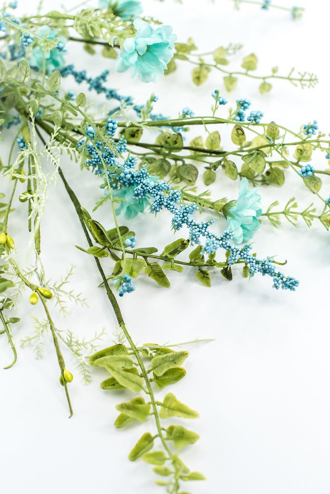 Aqua Blue Wild Flower Filler Spray - Greenery Market63737BL