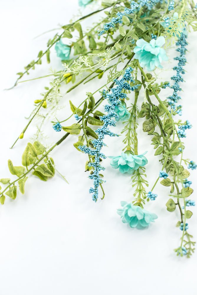 Aqua Blue Wild Flower Filler Spray - Greenery Market63737BL