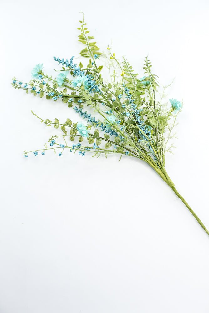 Aqua Blue Wild Flower Filler Spray - Greenery Market63737BL