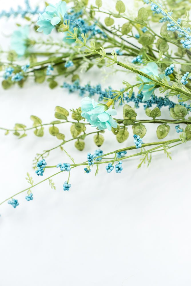 Aqua Blue Wild Flower Filler Spray - Greenery Market63737BL