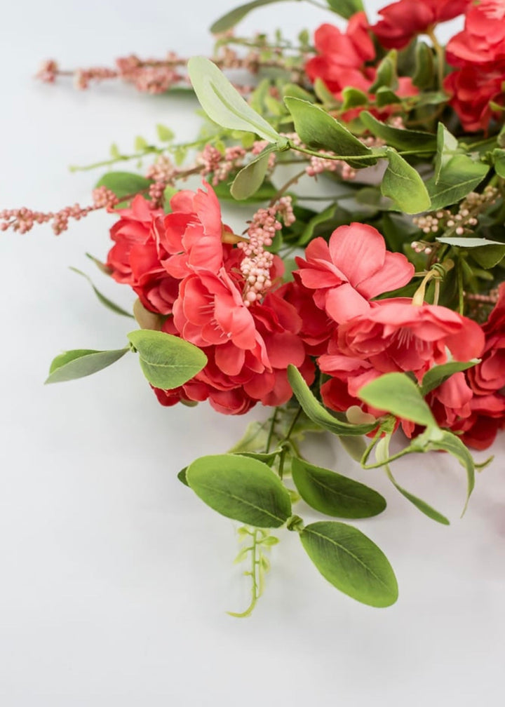 Artificial blossom bush- coral - Greenery MarketArtificial Floragm4444CRL