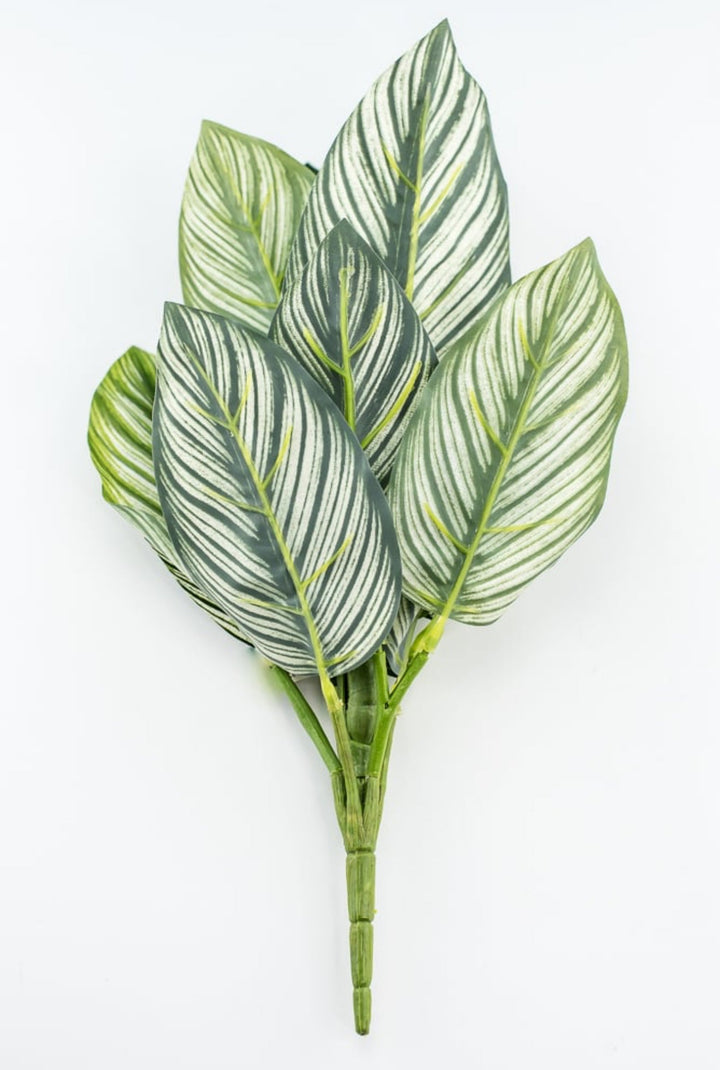 Artificial Calathea whitestar leaf plant / real touch - Greenery MarketArtificial FloraFL6552/S - GW