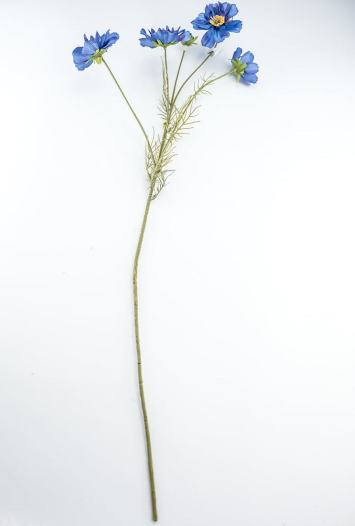 Artificial Cosmos flower spray - blue - Greenery Marketartificial flowers4118 - B