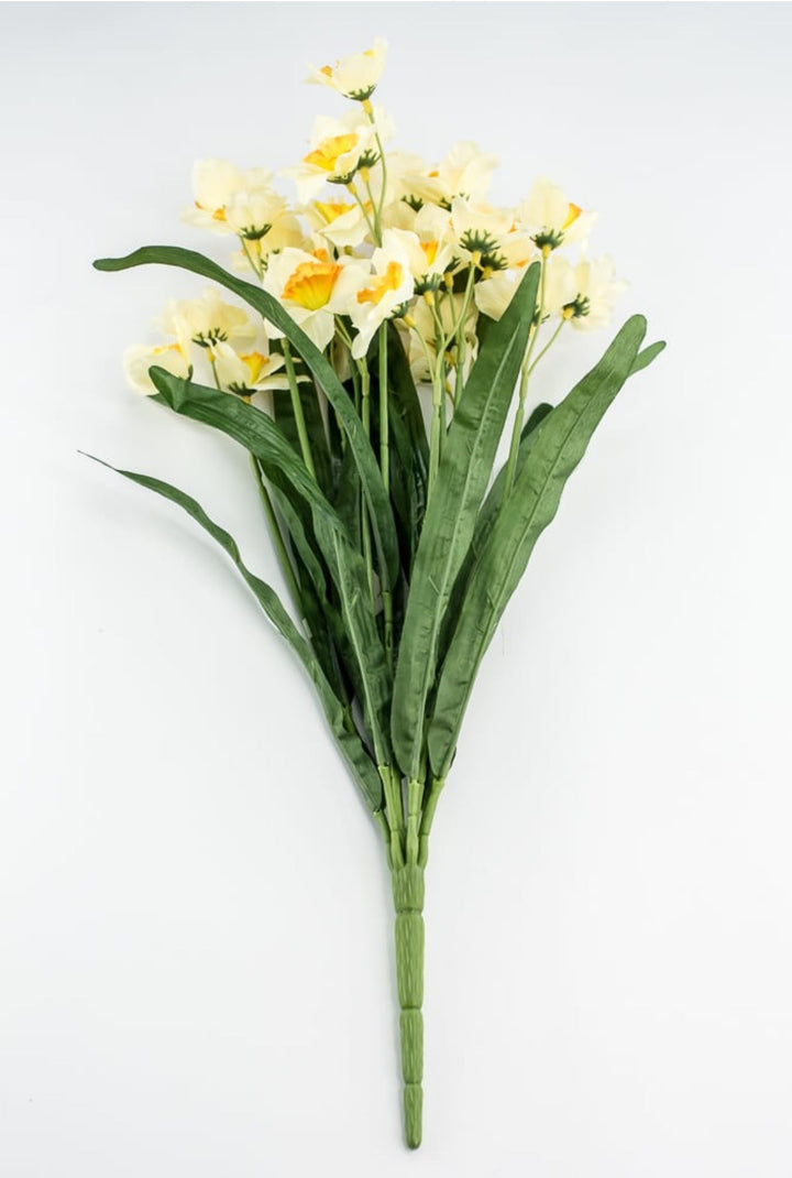 Artificial Daffodils Bush - cream yellow - Greenery MarketArtificial Flora5413 - CY