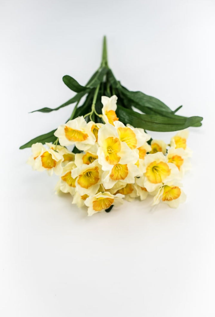 Artificial Daffodils Bush - cream yellow - Greenery MarketArtificial Flora5413 - CY