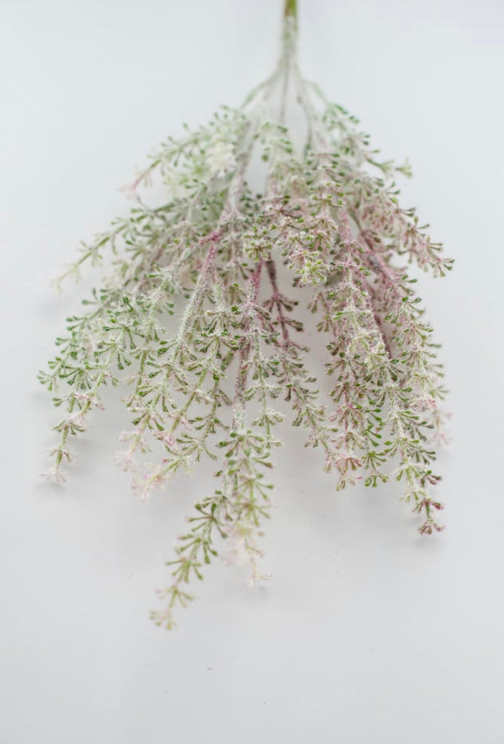 Artificial foliage bush - green pink - Greenery Market27419