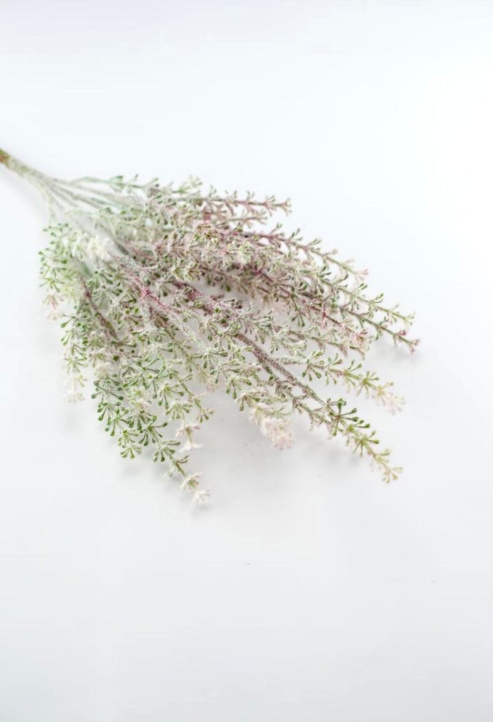 Artificial foliage bush - green pink - Greenery Market27419