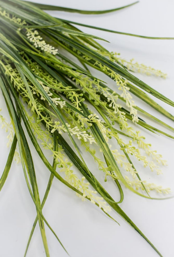 Artificial Grass bush - cream green - Greenery MarketArtificial Flora13149CM