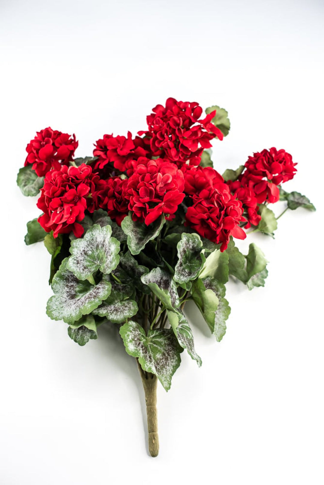 Artificial, hanging Red Geranium, large bush - Greenery Marketartificial flowersMTF21533 RED