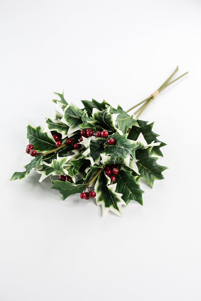 Artificial holly and red berries bundle - Greenery MarketgreeneryXF635 - VAR